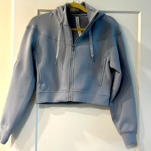 Lululemon crop full zip hooded sweatshirt